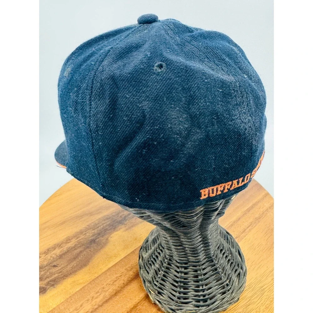 Buffalo‎ State University Bengals Hat Cap Mens OSFM Navy Blue Tiger Flat Bill